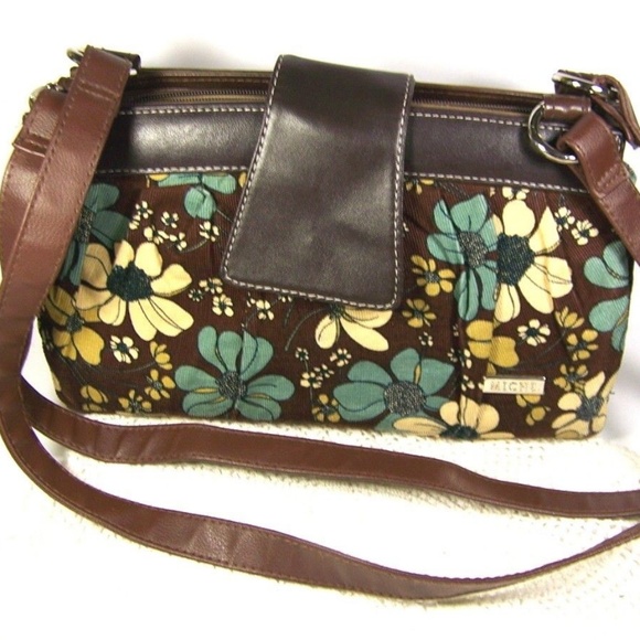Miche Handbags - Miche Inner Purse Brown Floral Shell ShoulerStrap